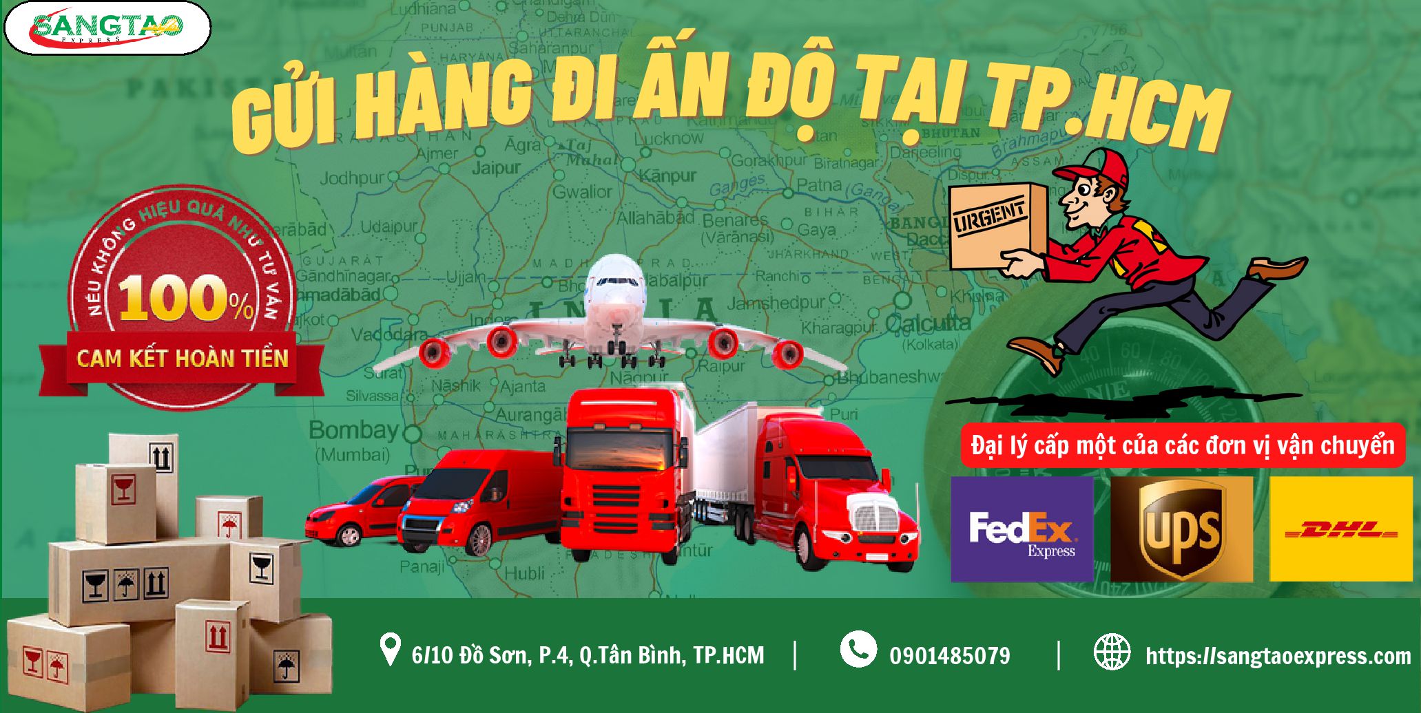 Gửi hàng đi Ấn Độ tại TPHCM