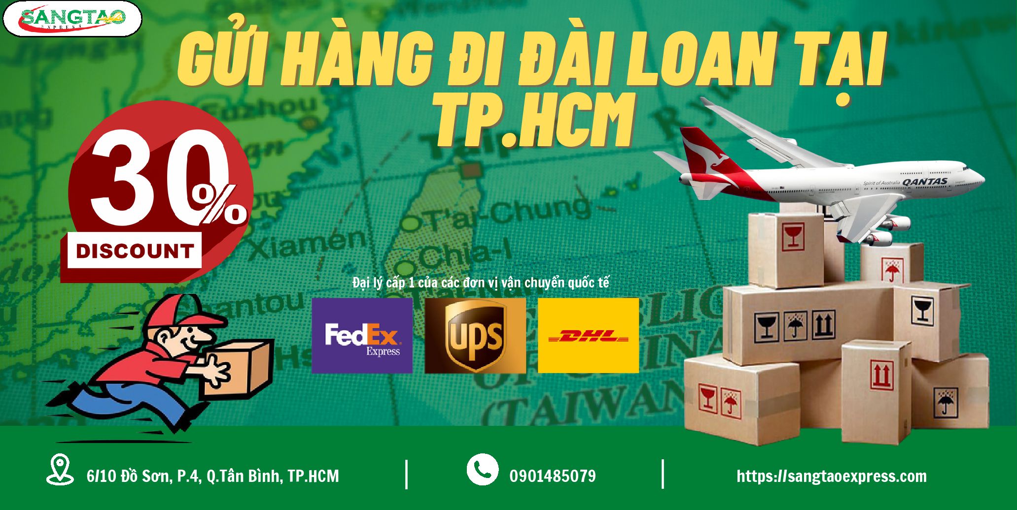 Gửi hàng đi Đài Loan tại TPHCM