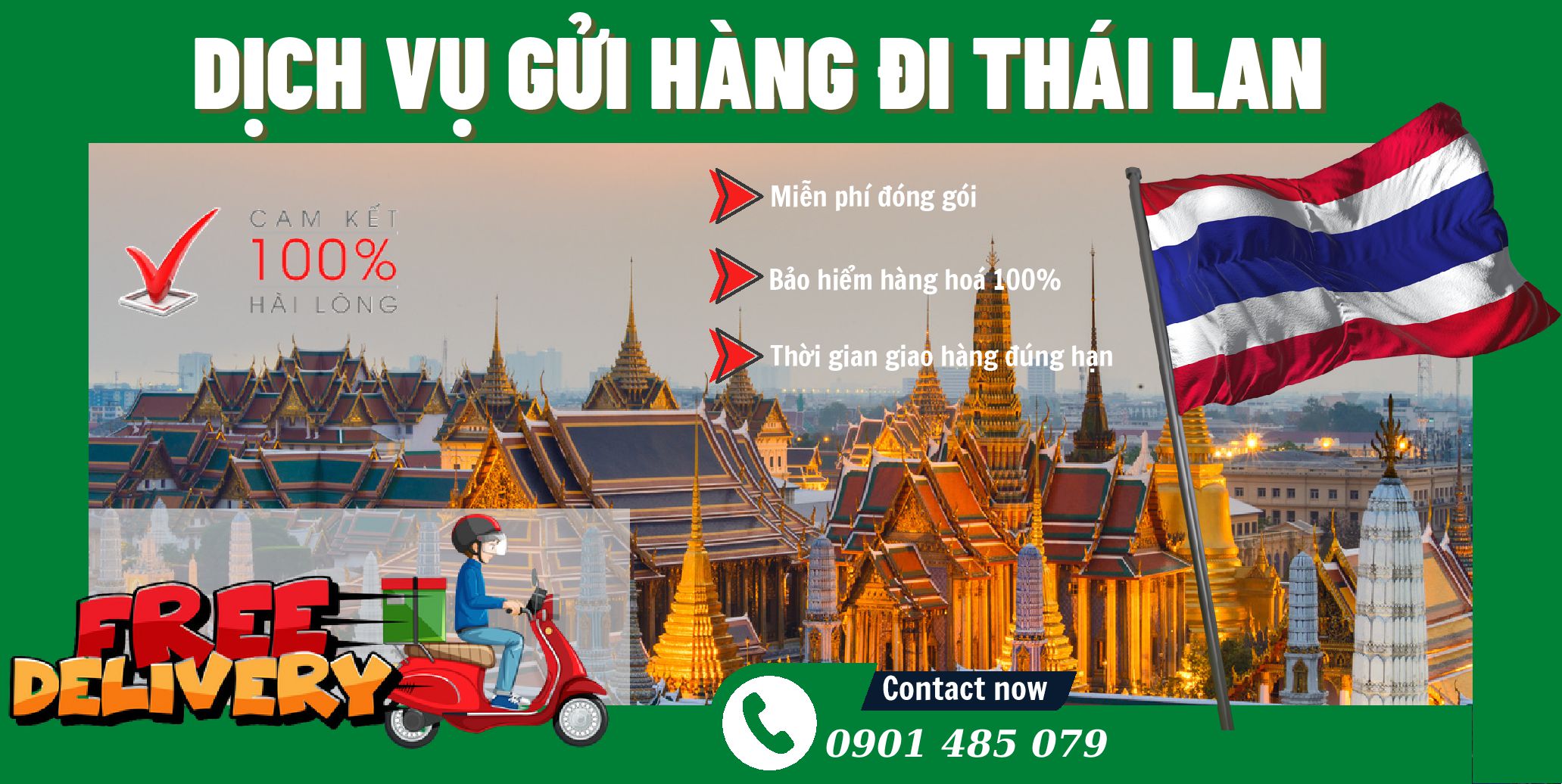 Dịch vụ gửi hàng đi Thái Lan